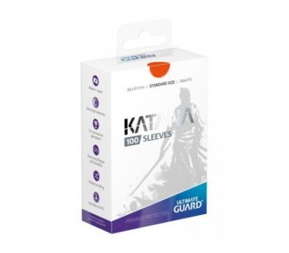 Ultimate Guard Katana Sleeves Standard Size Orange 100pz