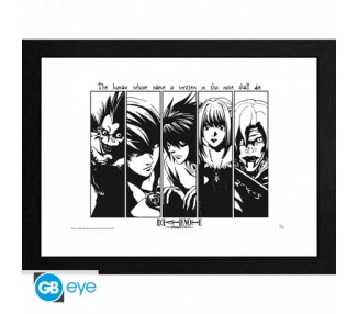 Death Note Framed Print: Usual Suspects 30x40cm