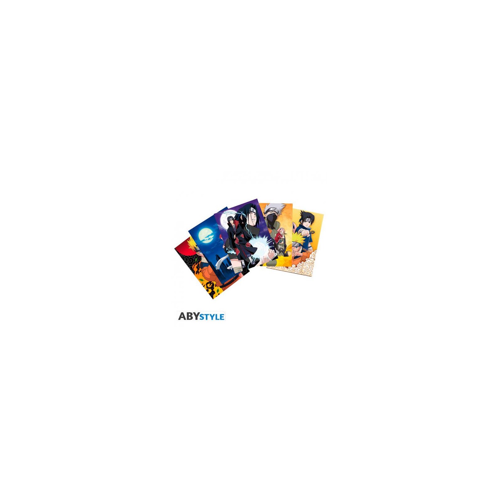 Naruto Shippuden Postcards Cartoline: Set 1 5pz 15x10cm