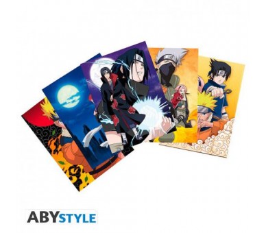 Naruto Shippuden Postcards Cartoline: Set 1 5pz 15x10cm