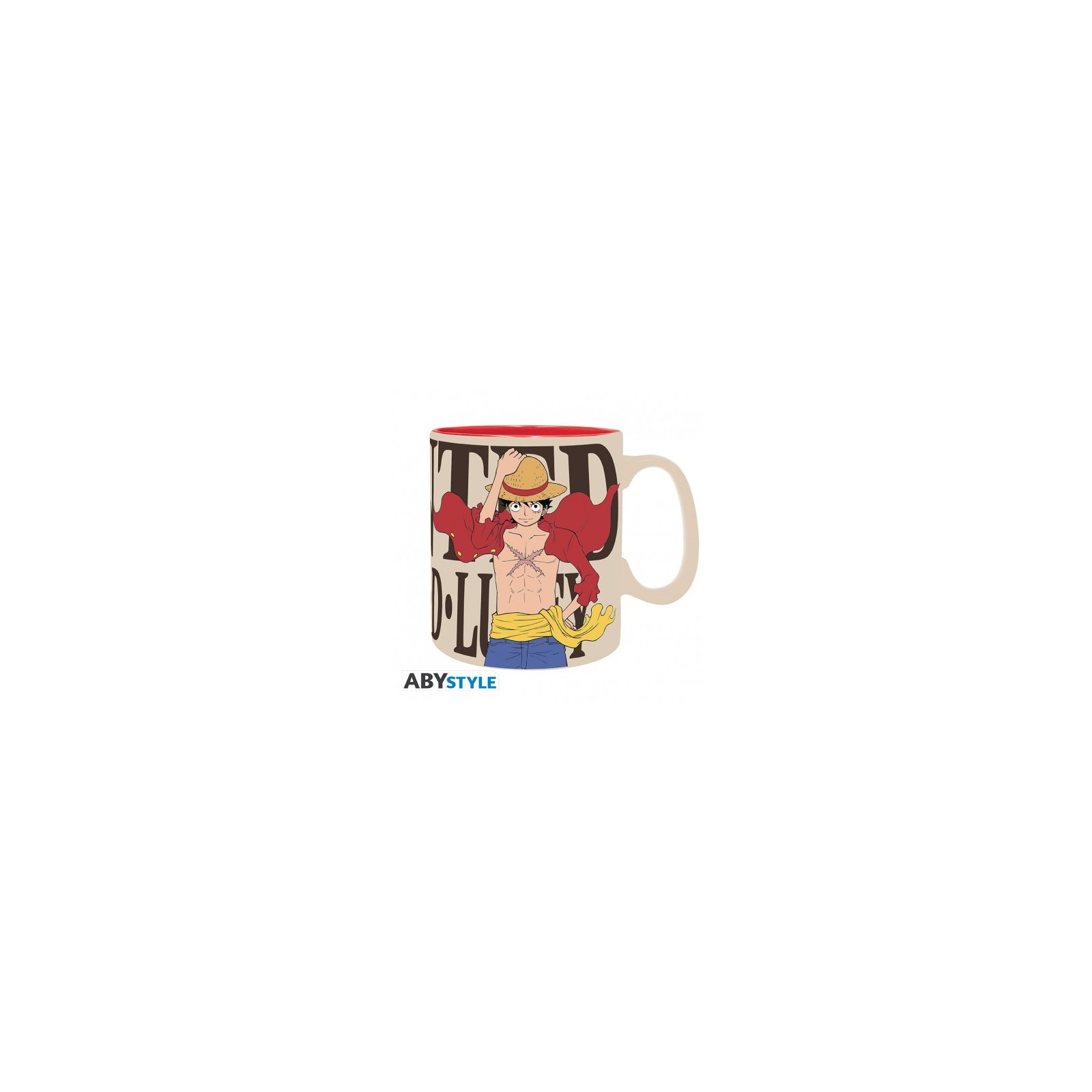 One Piece Tazza 460ml: Luffy & Wanted