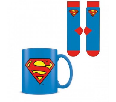 Superman Mug & Sock Set: Logo