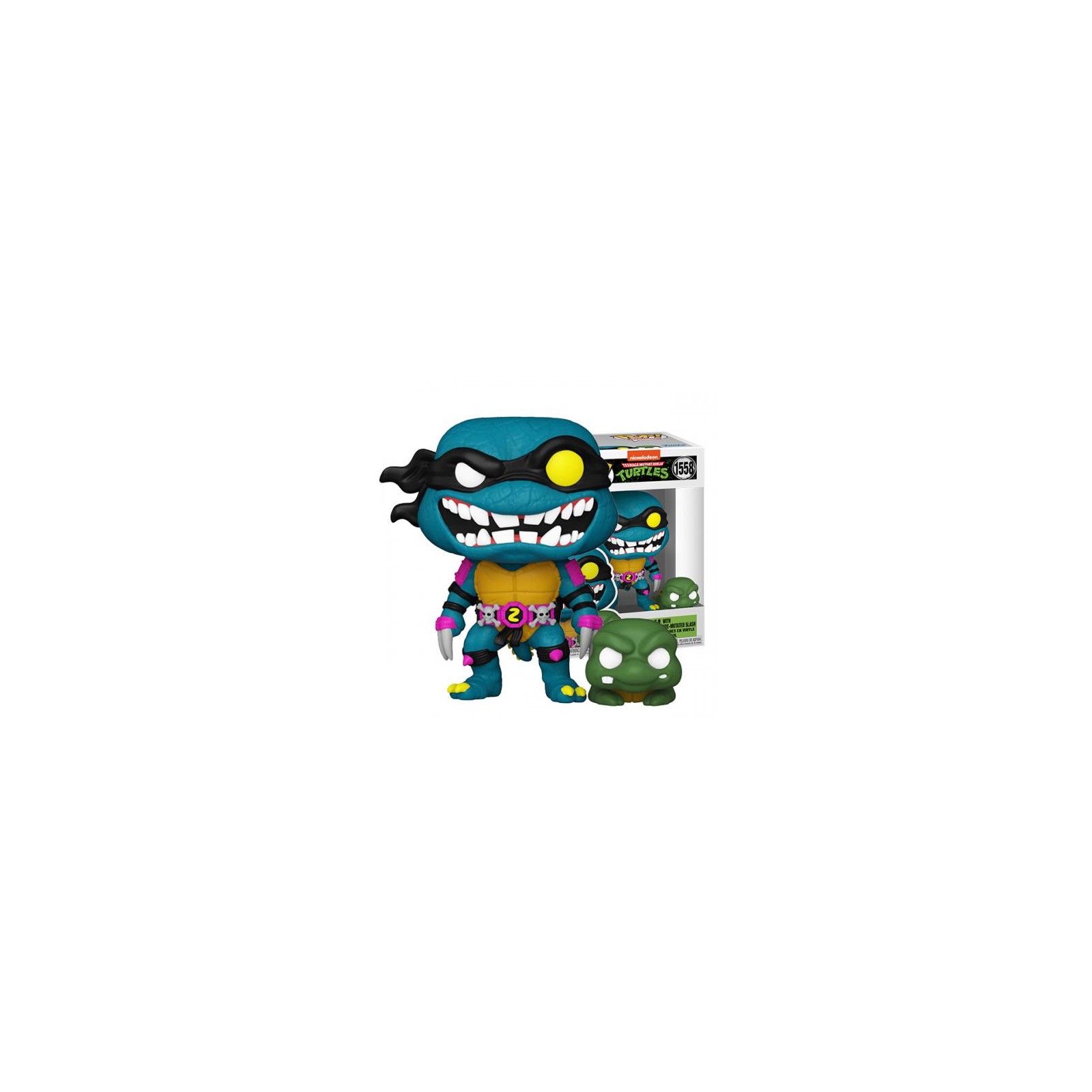 Funko POP! TMNT: Slash  w/Pre-mutated Turtle Slash (1558)