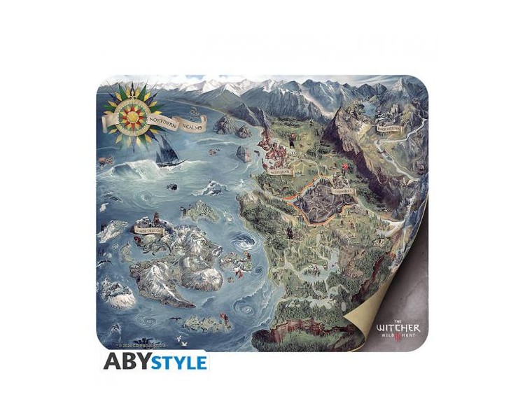 The Witcher Tappetino Mouse: World Map 23cm