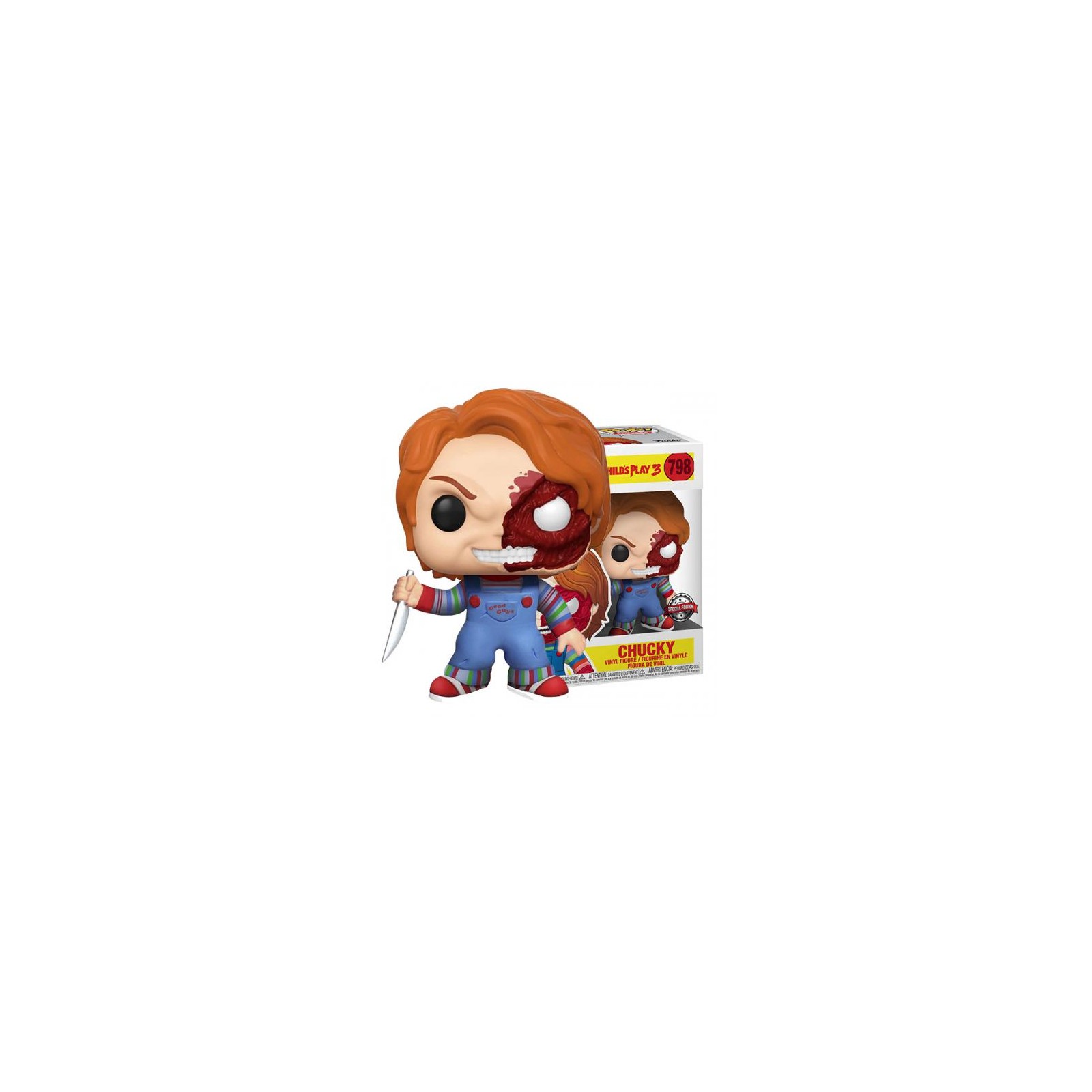 Funko POP! Childs Play 3: Chucky Half (798) EXM