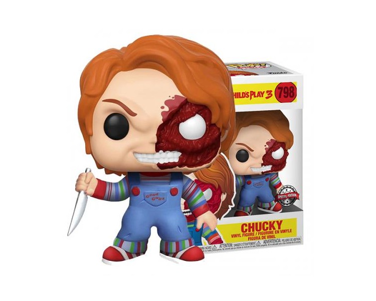 Funko POP! Childs Play 3: Chucky Half (798) EXM