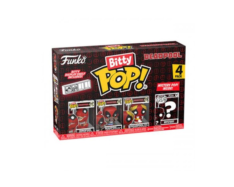 Funko Bitty POP! 4 Pack Marvel Deadpool: Dinopool