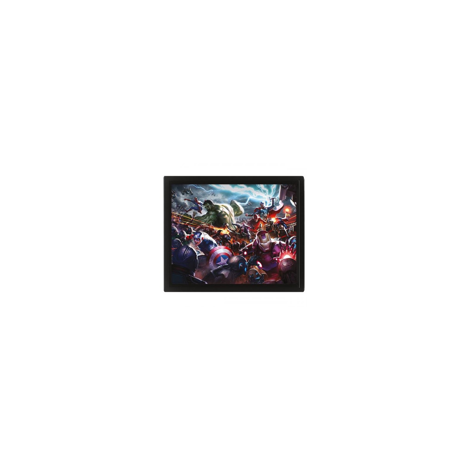 Framed 3D Cornice Marvel Future Fight Heroes Assalut 26x20cm