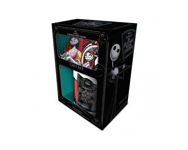 TNBC Jack & Sally Tazza/Coaster/Keychain Gift Set