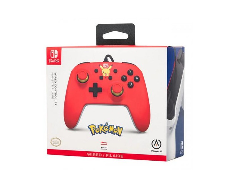 Pro Controller Wired Laughing Pikachu PowerA