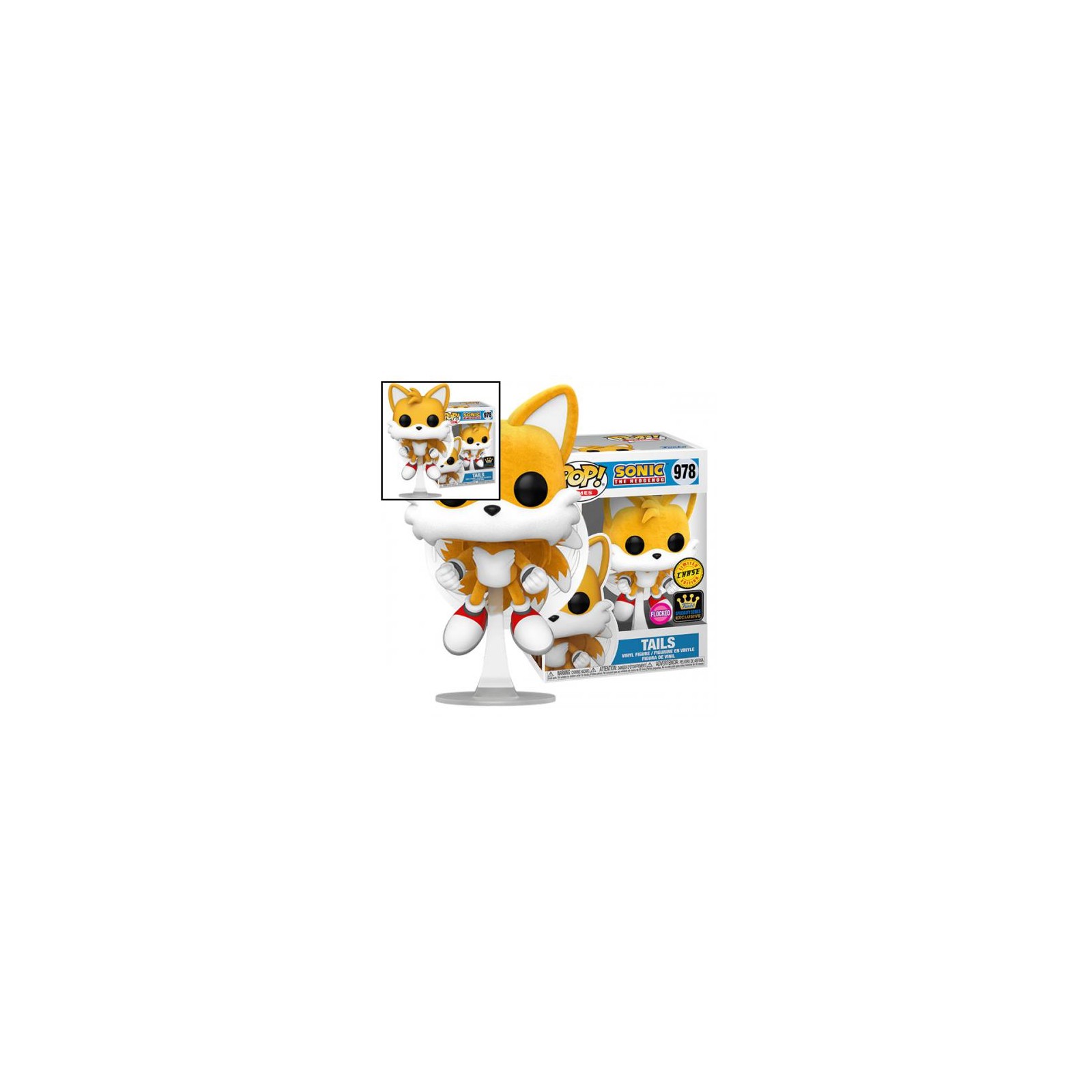 Funko POP! Sonic the Hedgehog: Tails (978) w/CH EXM SS FLKD