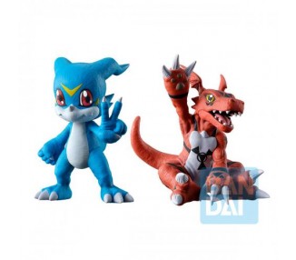 Ichibansho Digimon Adventure: Veemon & Guilmon 5cm