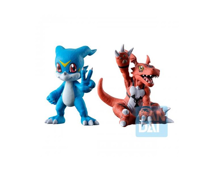 Ichibansho Digimon Adventure: Veemon & Guilmon 5cm