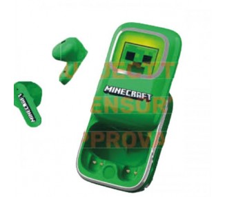 Cuffie OTL Minecraft Slide TWS Earpods