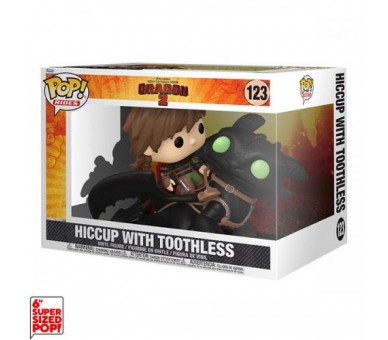 Funko POP! HTTYD: Hiccup w/Toothless (123) DLX