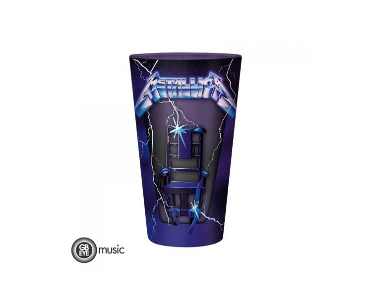 Metallica Large Glass 400ml: Ride the Lightning