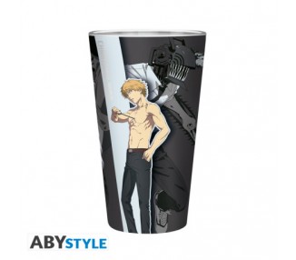 Chainsaw Man Large Glass 400ml: Trio