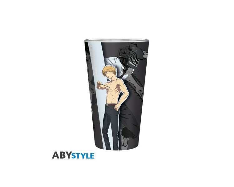 Chainsaw Man Large Glass 400ml: Trio