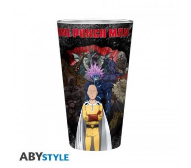 One Punch Man Large Glass 400ml: One Against All