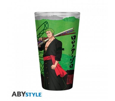 One Piece Large Glass 400ml: Zoro