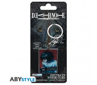 Death Note Portachiavi Lenticular: Justice