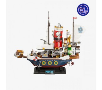 Popeye Treasure Steamship Set Costruzioni 1845pz Pantasy