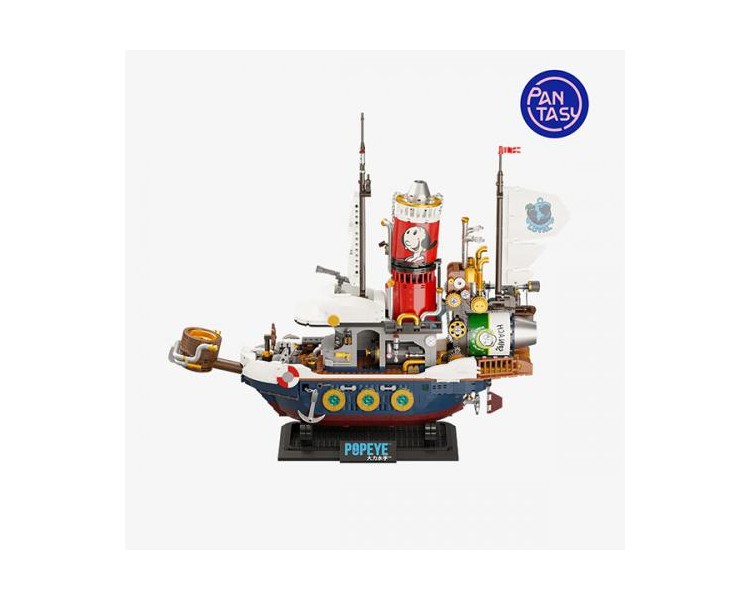 Popeye Treasure Steamship Set Costruzioni 1845pz Pantasy