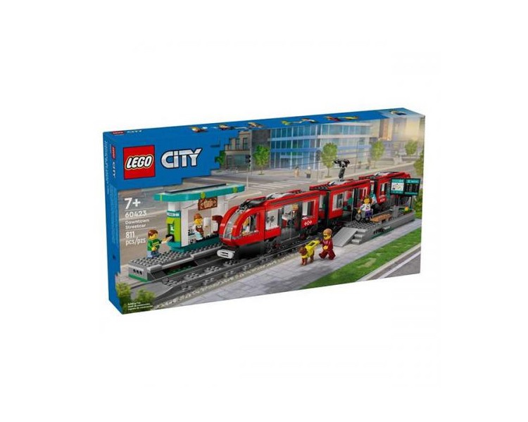 60423 Lego City Tram e Fermata del Tram 811pz