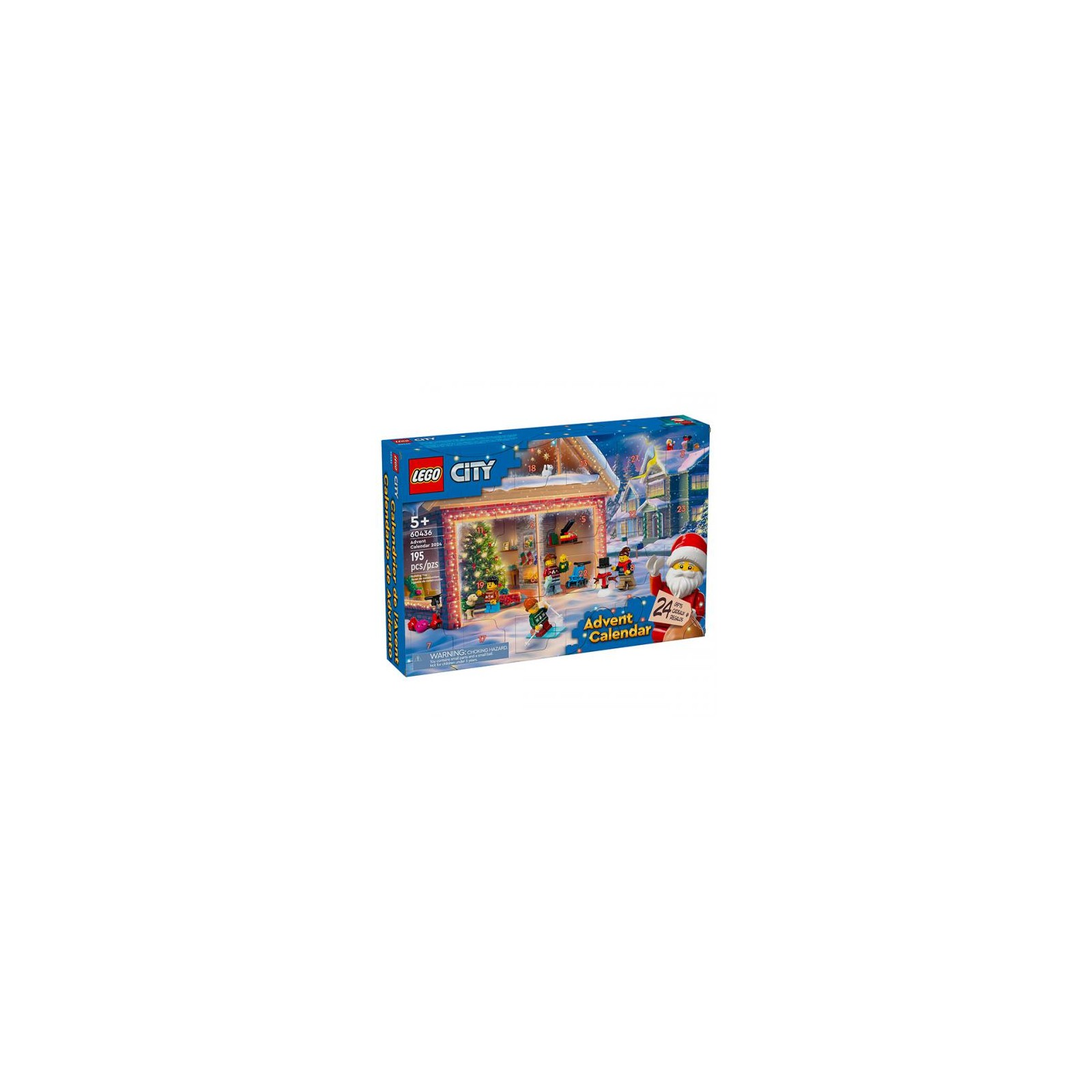 60436 Lego City Calendario dell'Avvento 2024 195pz