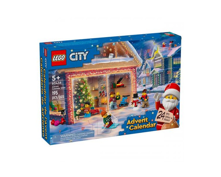 60436 Lego City Calendario dell'Avvento 2024 195pz