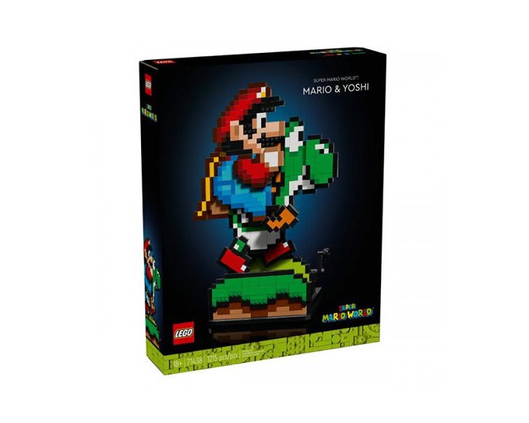 71438 Lego Super Mario World: Mario e Yoshi 1215pz