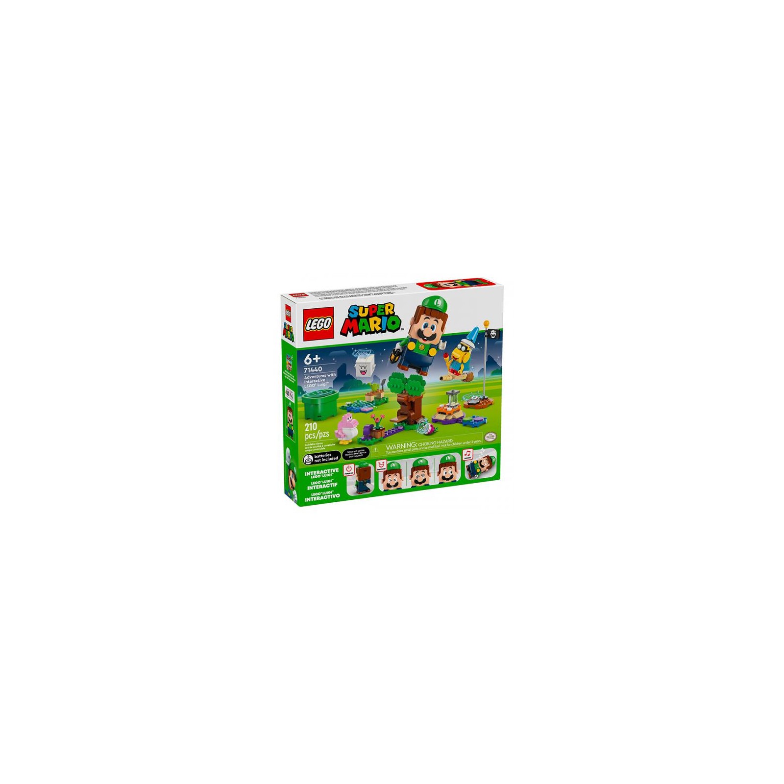 71440 Lego Super Mario Avventure Luigi Interattivo 210pz