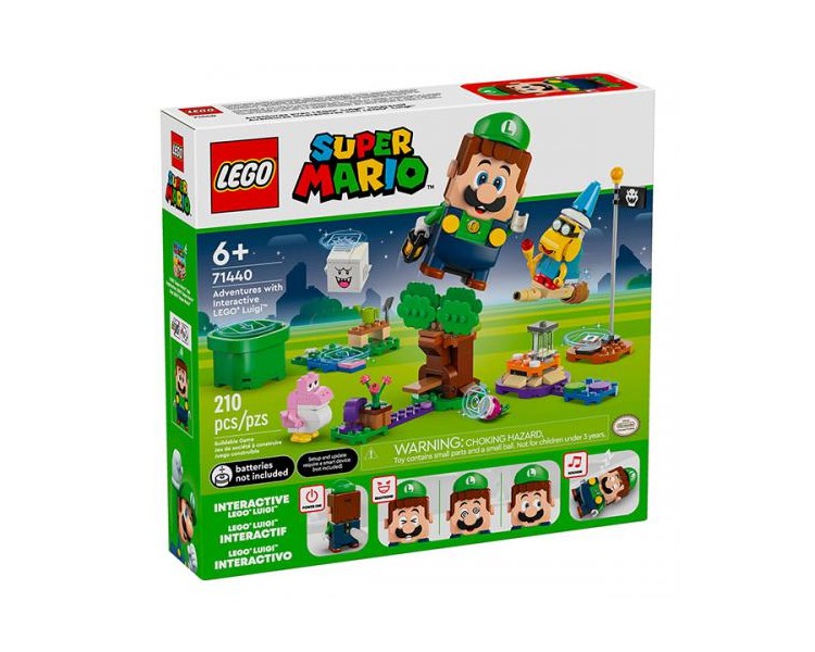 71440 Lego Super Mario Avventure Luigi Interattivo 210pz