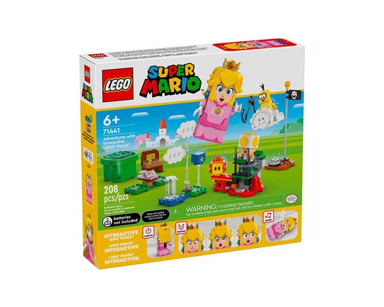 71441 Lego Super Mario Avventure Peach Interattivo 208pz