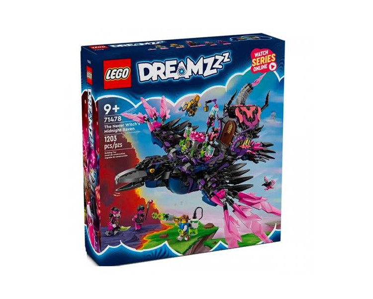 71478 Lego DREAMZzz Il Corvo di Mezzanotte Mai-Strega 1203pz