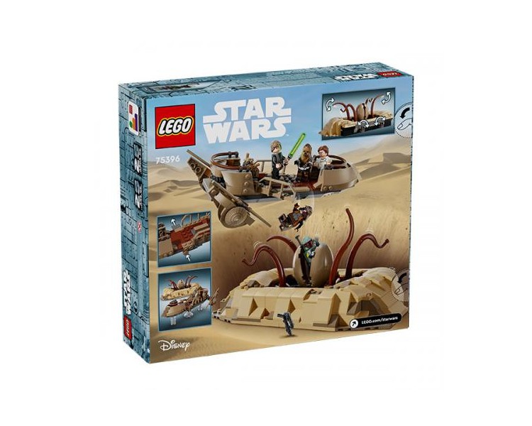 75396 Lego Star Wars Skiff Deserto e Fossa Sarlacc 558pz