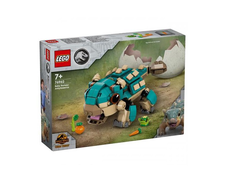 76962 Lego Jurassic World Baby Bumpy Ankylosaurus 358pz