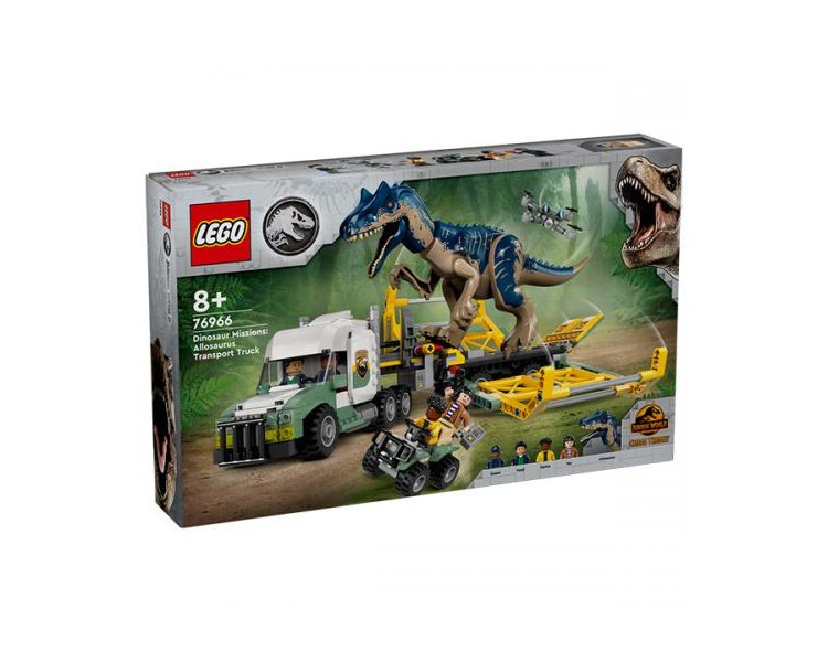 76966 Lego Jurassic World Camion Trasporto Allosauro 588pz