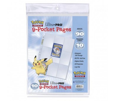 Pokemon Box 10 Pagine 3 Buchi 9 Tasche per Album Ultra Pro