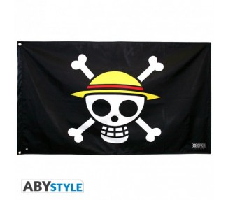 One Piece Bandiera Skull: Luffy 70x120cm