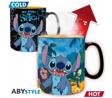 Disney Tazza Heat Change 460ml: Lilo & Stitch