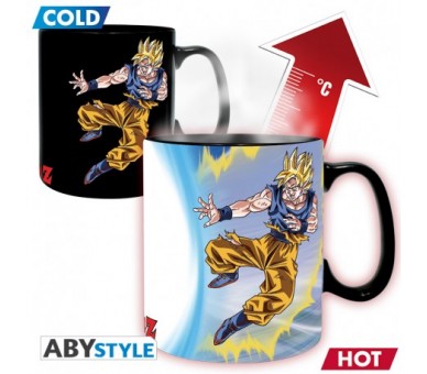 Dragon Ball Tazza Heat Change 460ml: DBZ/ GokuVSBuu