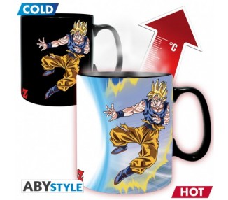 Dragon Ball Tazza Heat Change 460ml: DBZ/ GokuVSBuu