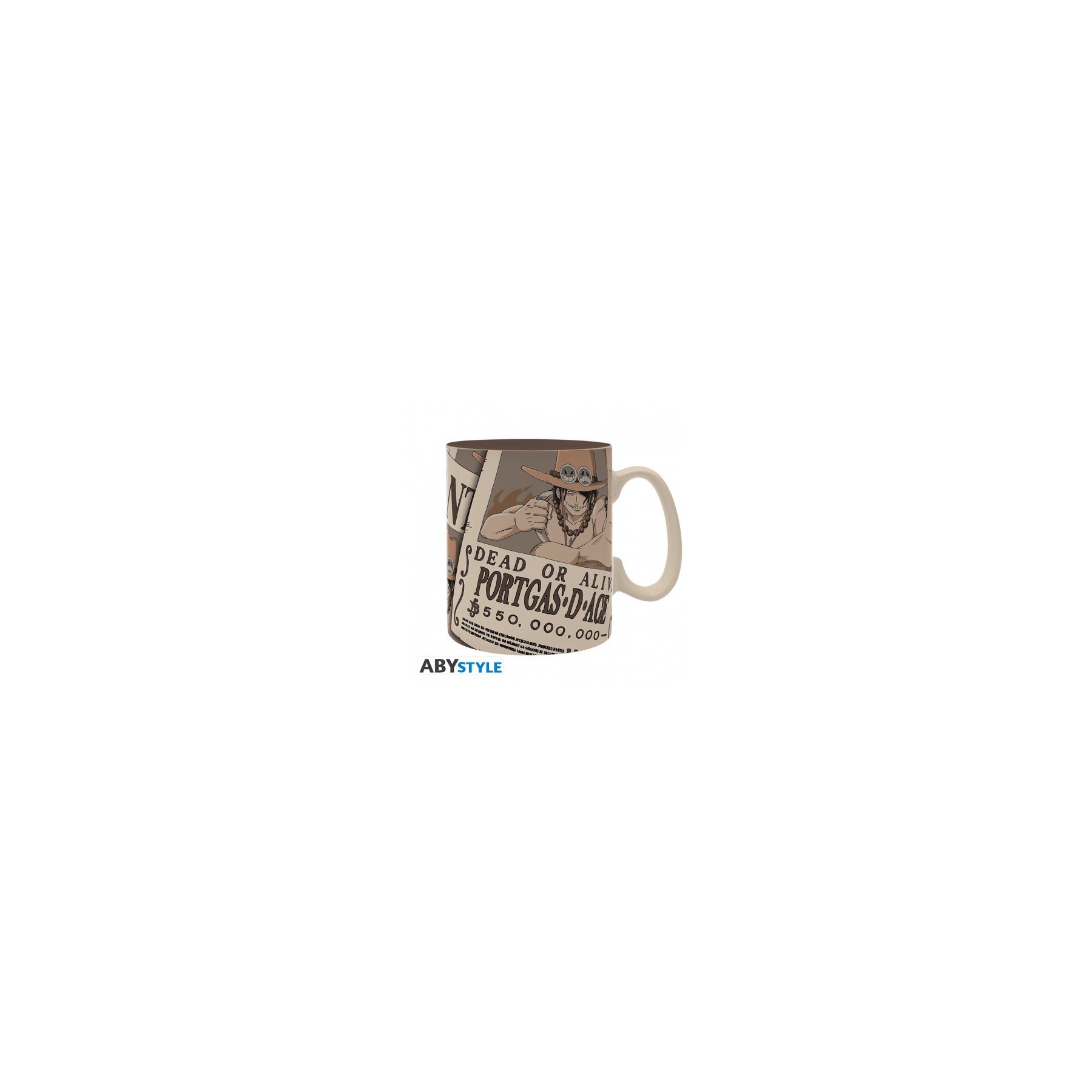 One Piece Tazza 460ml: Wanted Ace