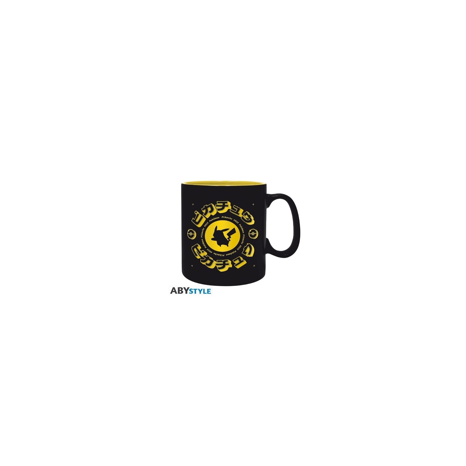 Pokemon Tazza 460ml: Pikachu Black Icon