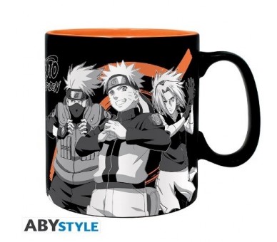 Naruto Shippuden Tazza Heat Change 460ml: Group Black/White