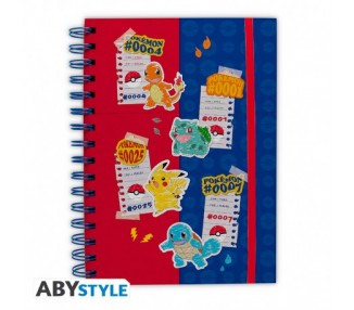 Pokemon A5 Notebook Anelli: Blue & Red Partners