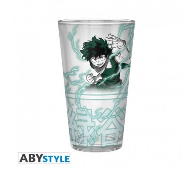 My Hero Academia Large Glass 400ml: Izuku & Bakugo