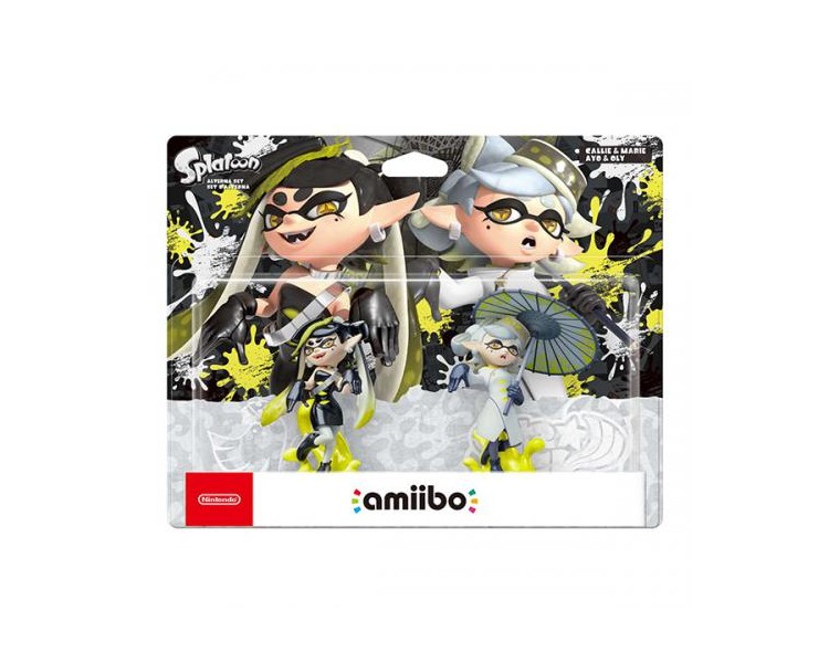 Nintendo Splatoon Amiibo Set Callie and Marie Figures 2 Pack