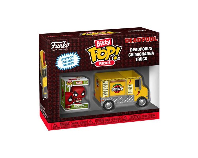 Funko Bitty POP! Rides Marvel: Deadpool w/Truck 3cm